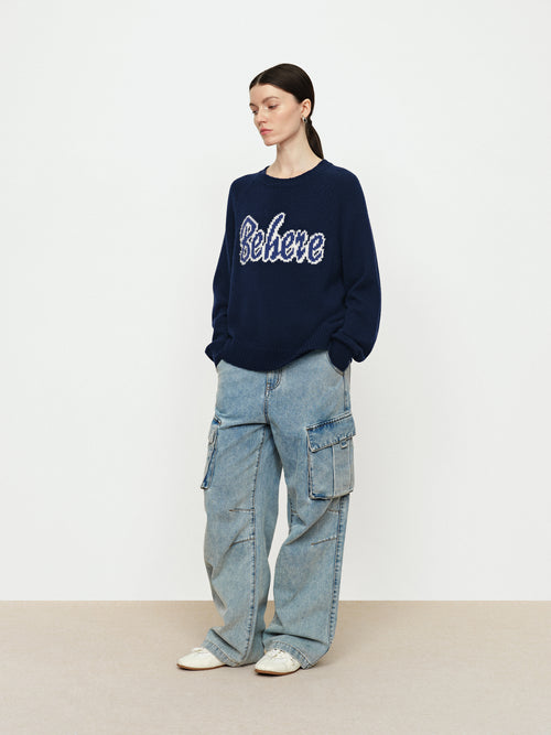 American Thick Needle Sweater