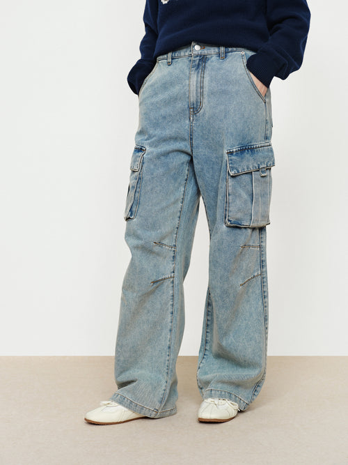Multi Pocket Workwear Jeans