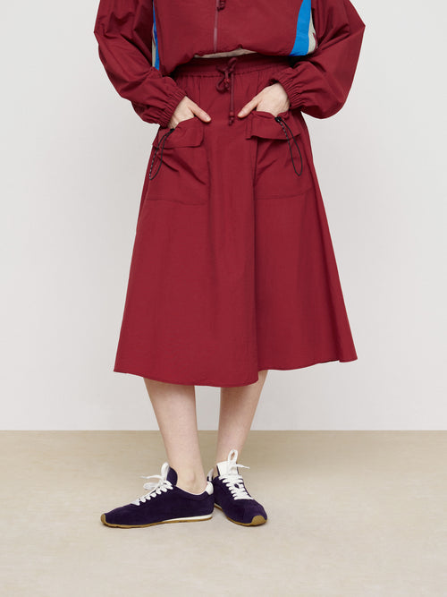 Raspberry Half Skirt