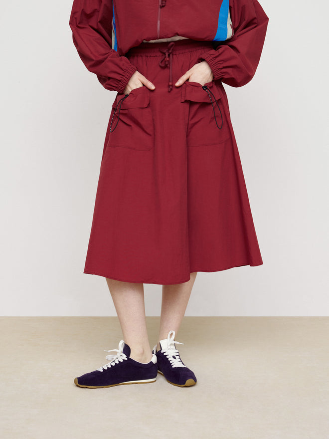 Raspberry Half Skirt