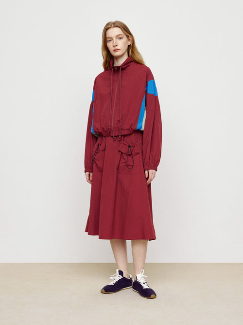 Raspberry Color Blocked Jacket