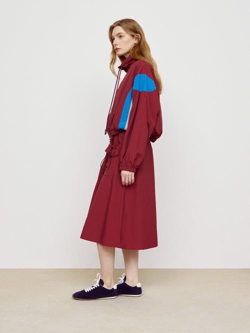 Raspberry Color Blocked Jacket