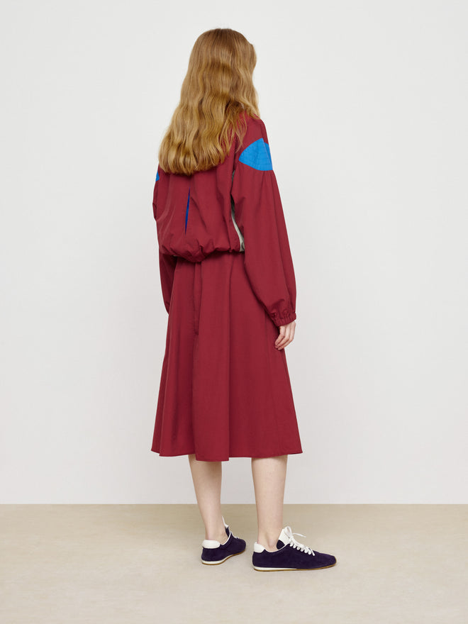 Raspberry Color Blocked Jacket