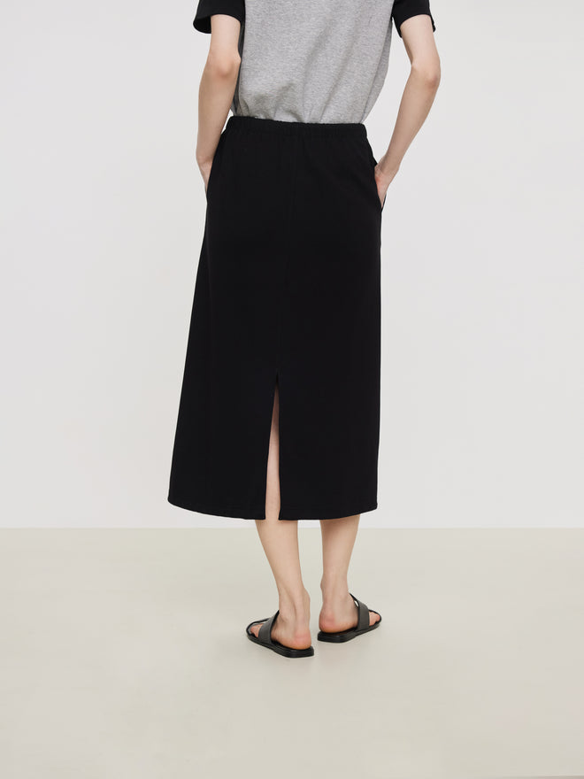 U-CAT Black and Gray Colorblocking Set-Half Skirt