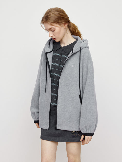 Warm And Soft Zipper Hoodie