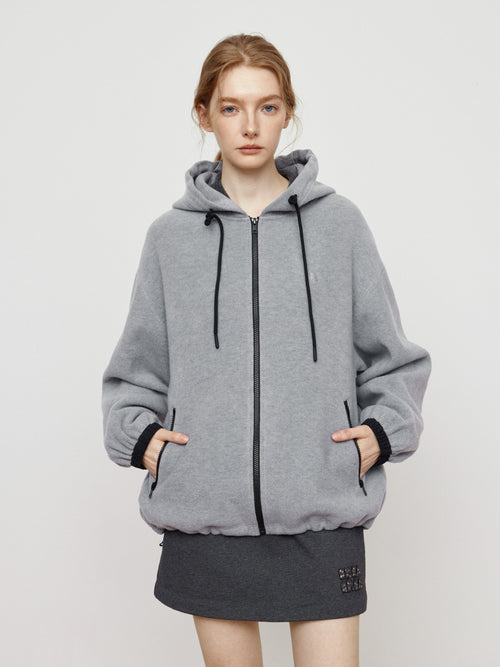 Warm And Soft Zipper Hoodie