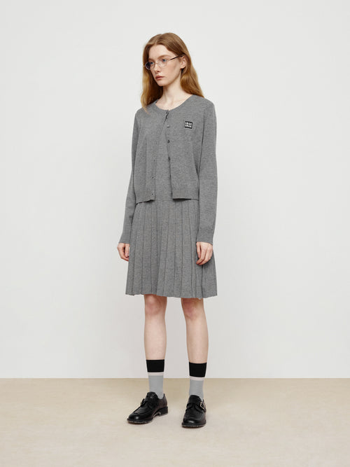 Intellectuals Dark Grey Cardigan