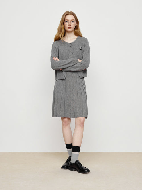 Intellectuals Dark Grey Cardigan