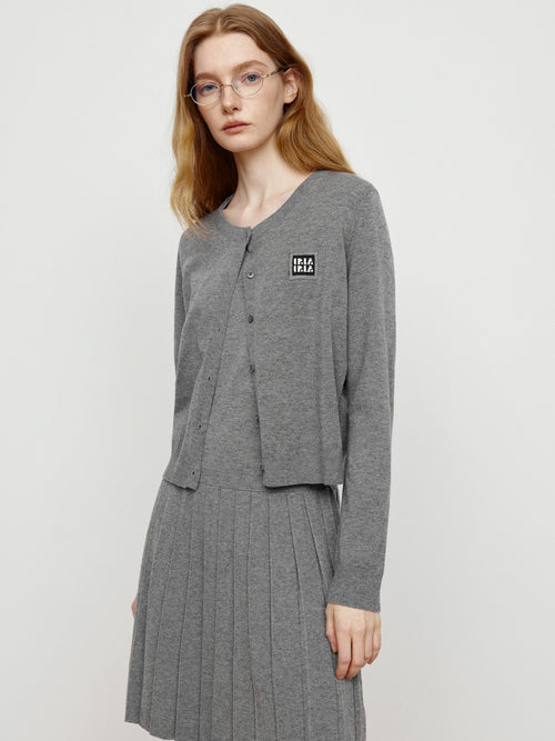 Intellectuals Dark Grey Cardigan