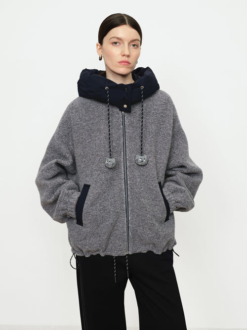 Sesame Grey Circle Coat