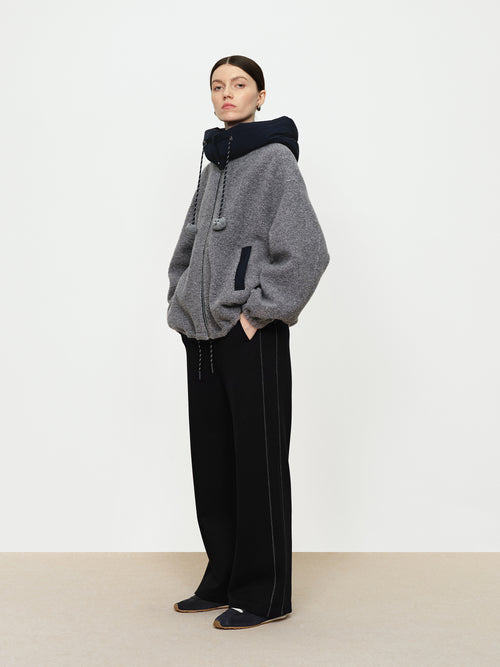 Sesame Grey Circle Coat