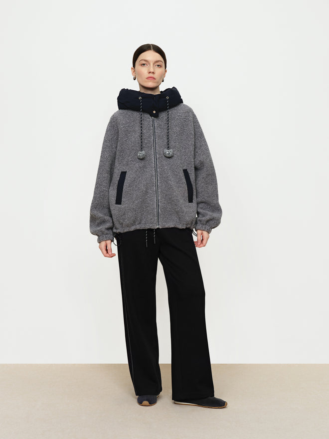 Sesame Grey Circle Coat