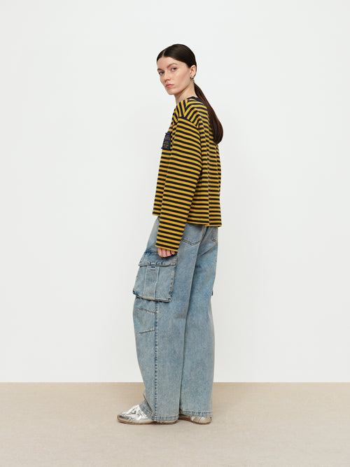 American Striped Sweatshirt