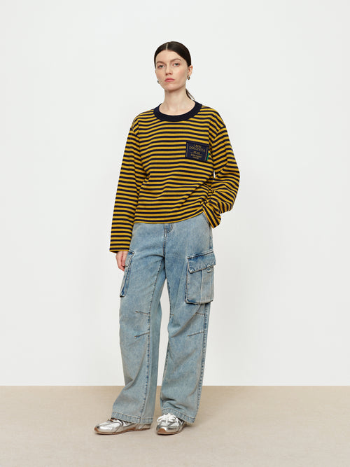 American Striped Sweatshirt