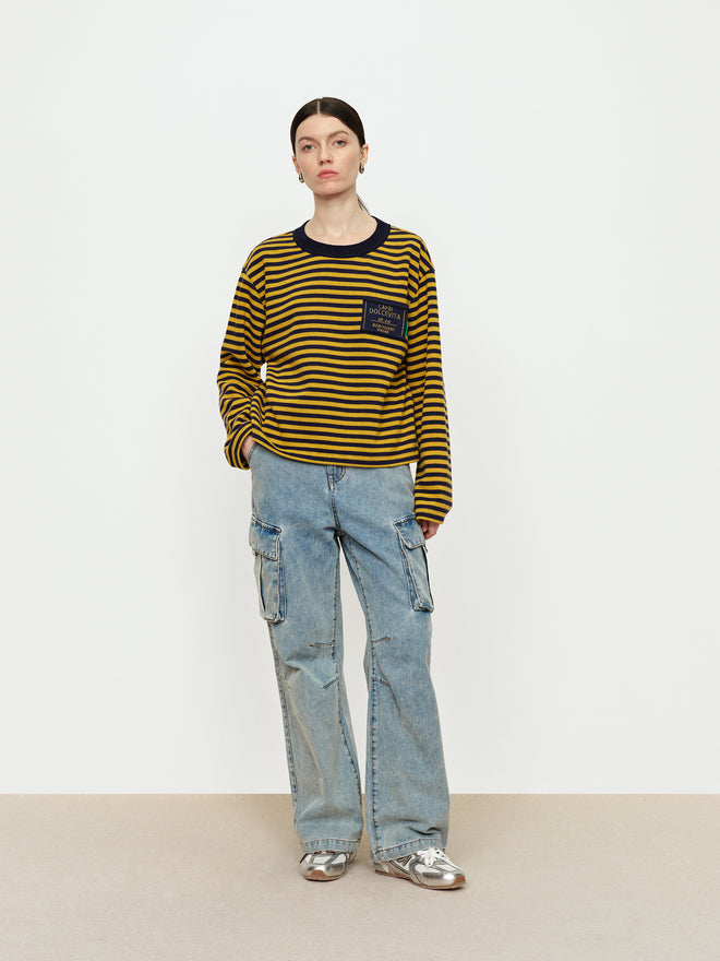 American Striped Sweatshirt