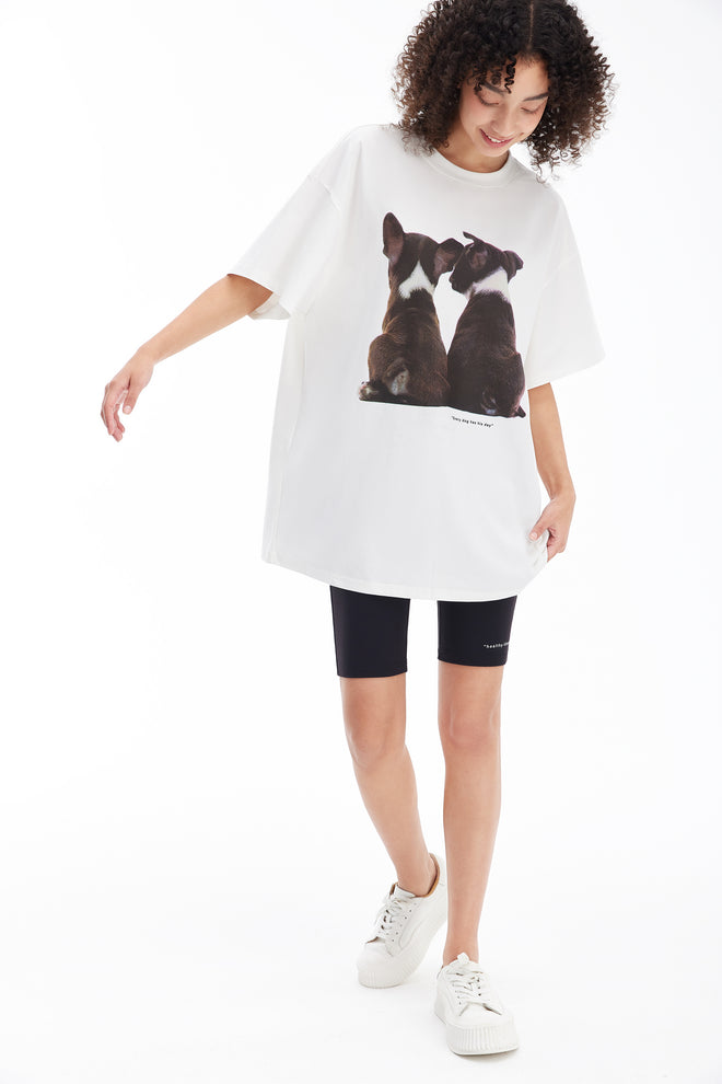 T-shirt pour chien gracieux