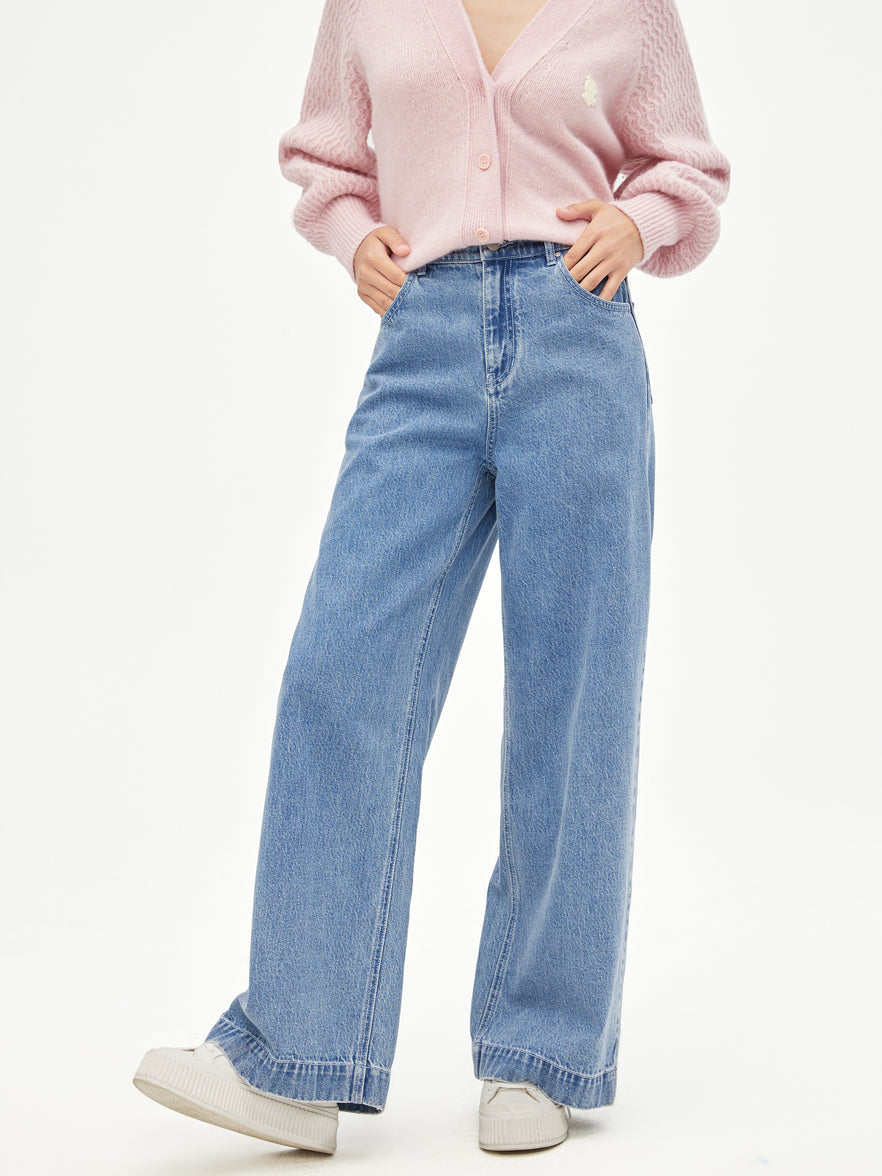 Vintage Wide Leg Jeans - Urlazh New York