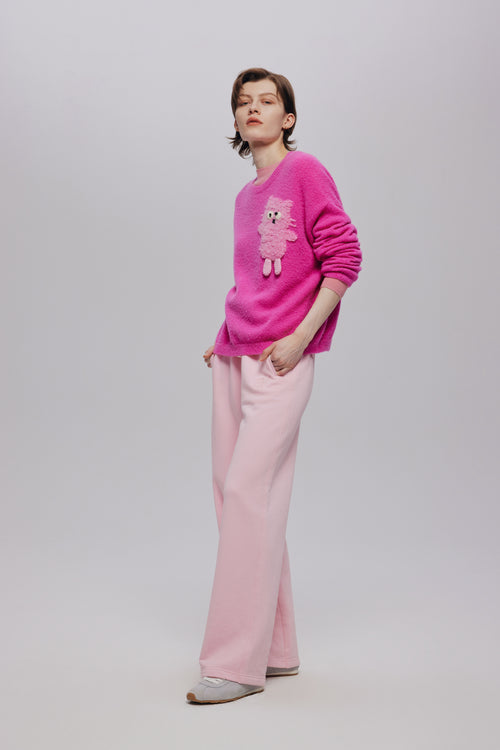 Blush Pink Sweatshirt Pants