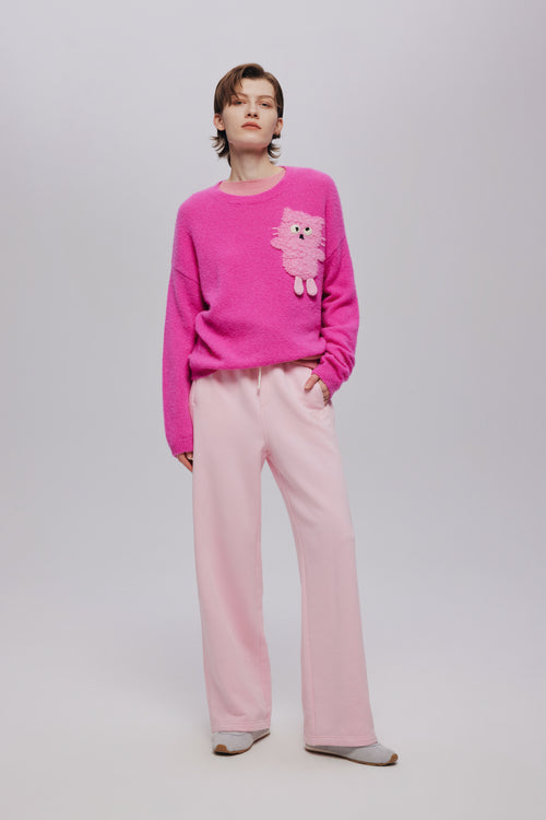 Blush Pink Sweatshirt Pants