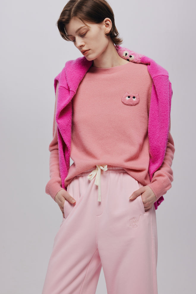 Mousse Pink Cashmere Sweater