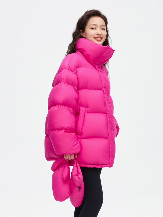 Rose Puff Down Coat