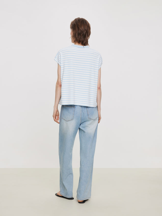 Melancholy Blue Striped Sweater