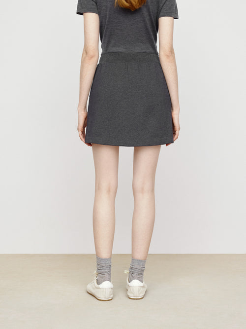 Casual And Minimalist Half Skirt