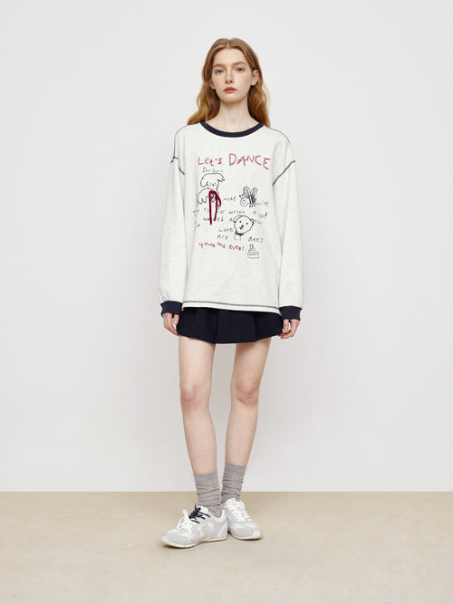 Patch Pocket Short Skirt
