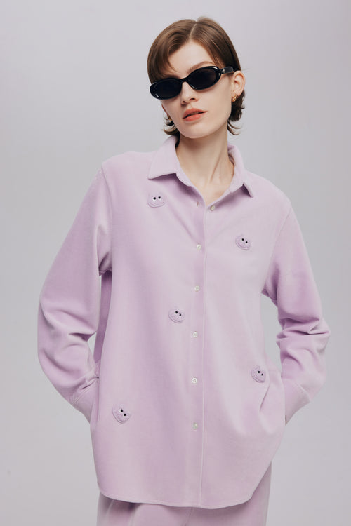 Taro Knit Shirt Set-Shirts