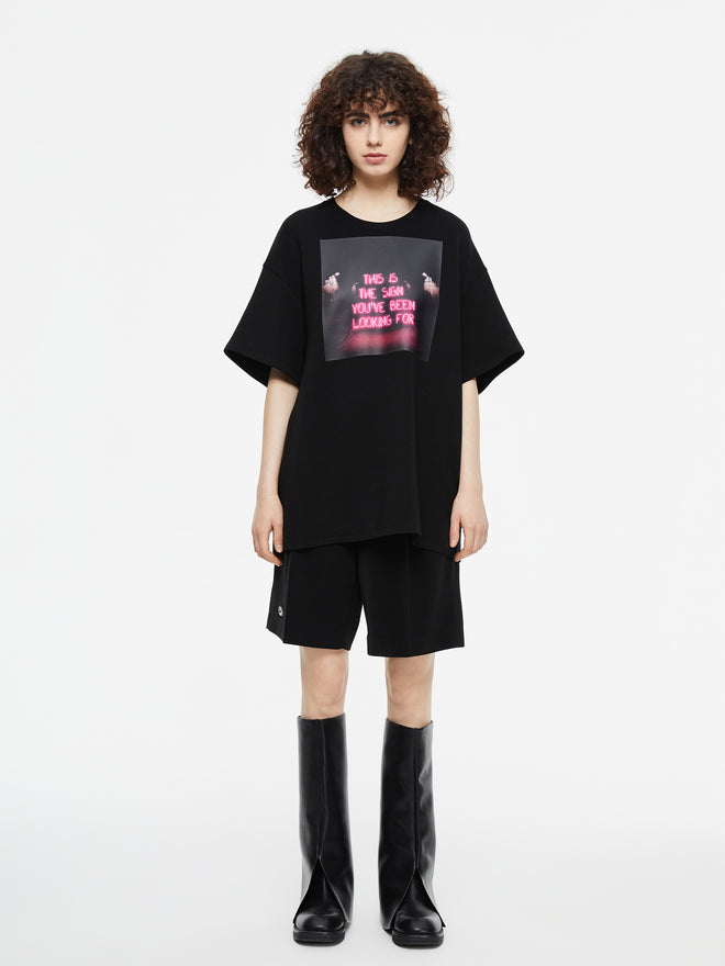 LA Neon Black Tee