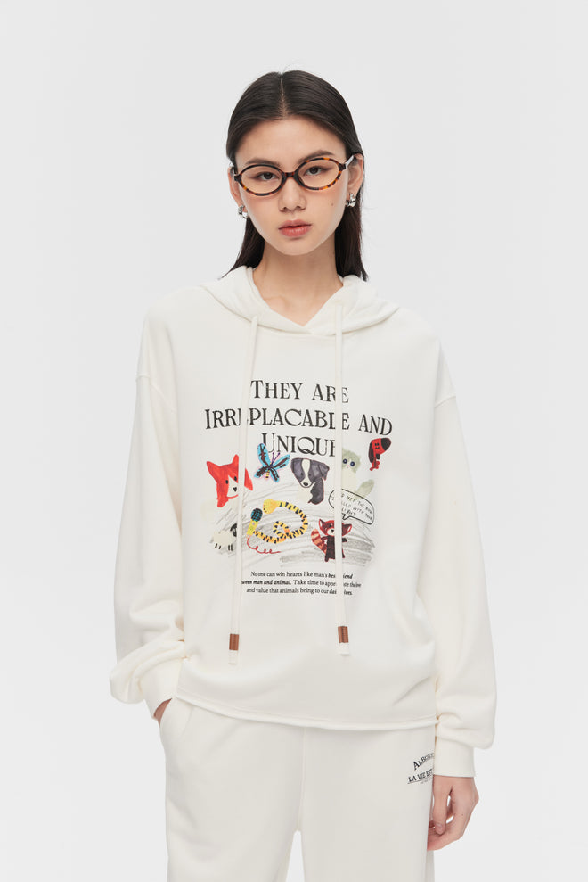 Animal Party Sweater Set-Sweatshirt