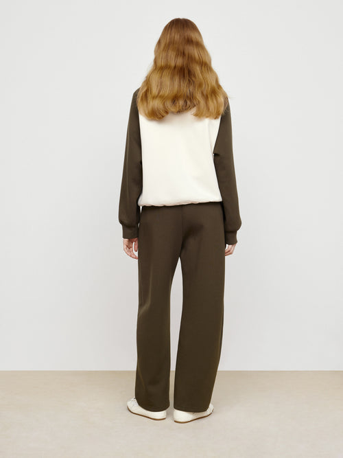 Chocolate Color Blocked Jacket