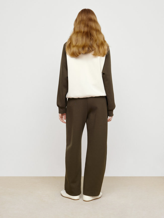 Chocolate Color Blocked Jacket