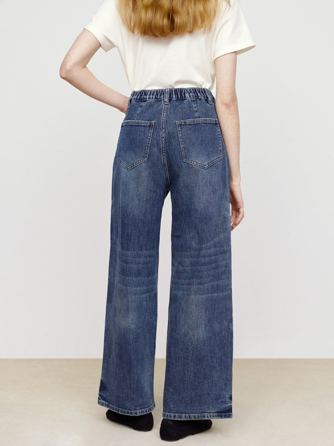 Sparkling Diamond Decorative Jeans