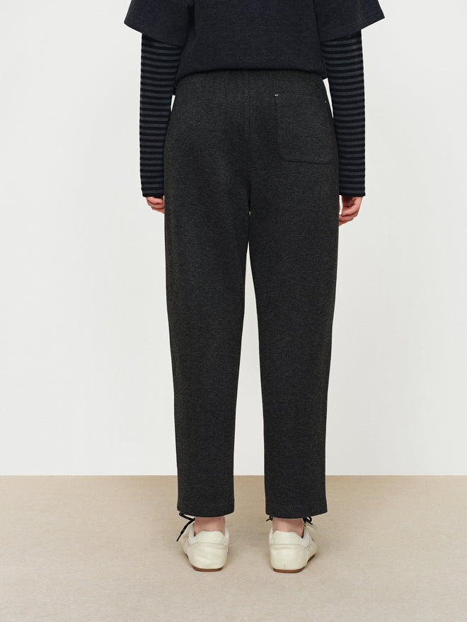 Sesame Gray Glutinous Rice Tapered Pants