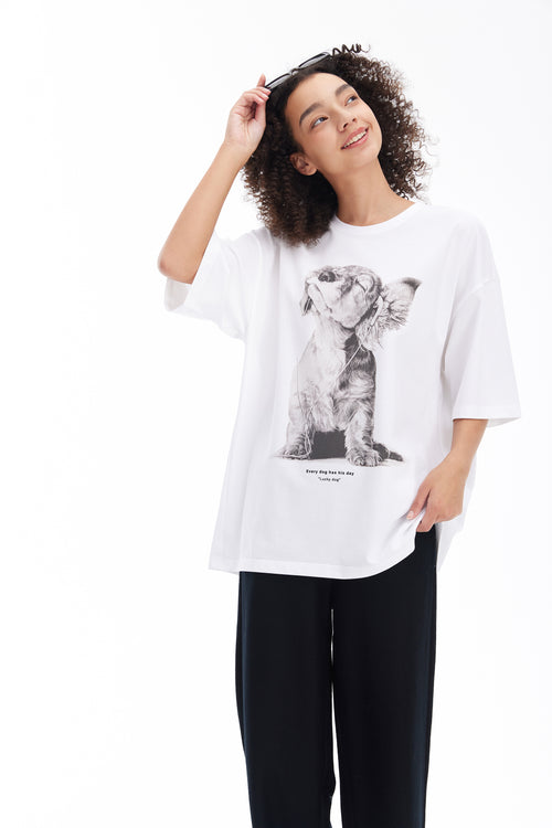 動物スケッチTシャツ