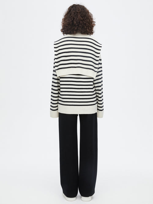 Classic Silhouette Striped Sweater