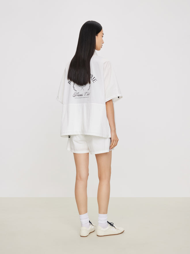 Classic White Tracksuit-Jacket