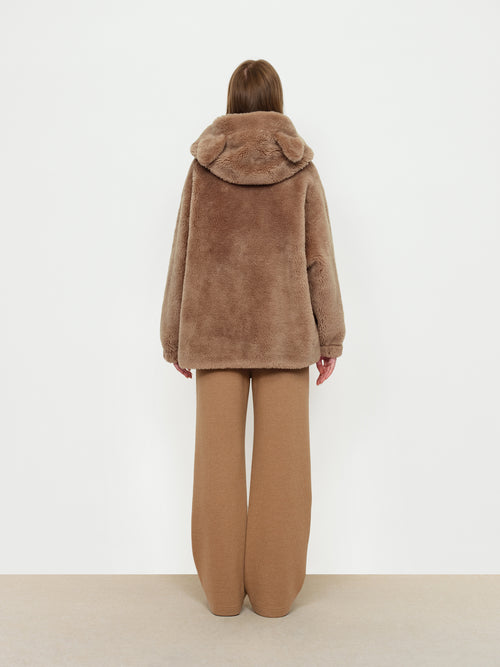 U-Cat Mocha Plush Coat