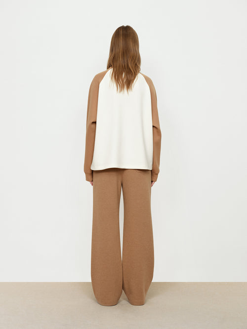 Oat Glutinous Rice Tapered Pants