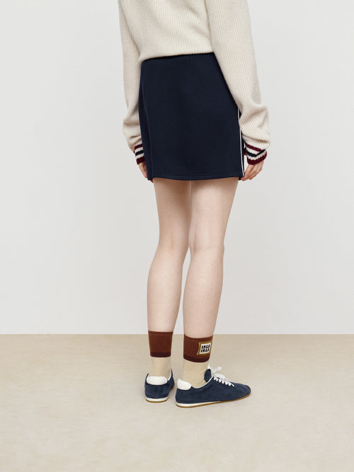 Sports Retro Half Skirt
