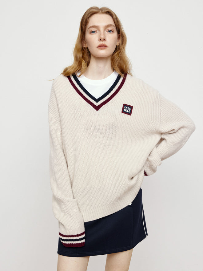 College V-Neck Sweater