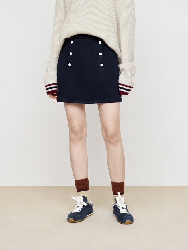 Sports Retro Half Skirt