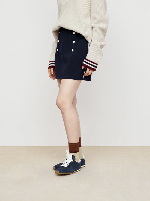 Sports Retro Half Skirt