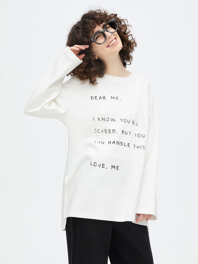 Hand Lettered Long Sleeve Tee