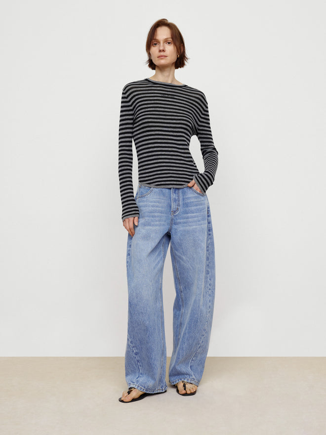 Skinny Striped Shirt