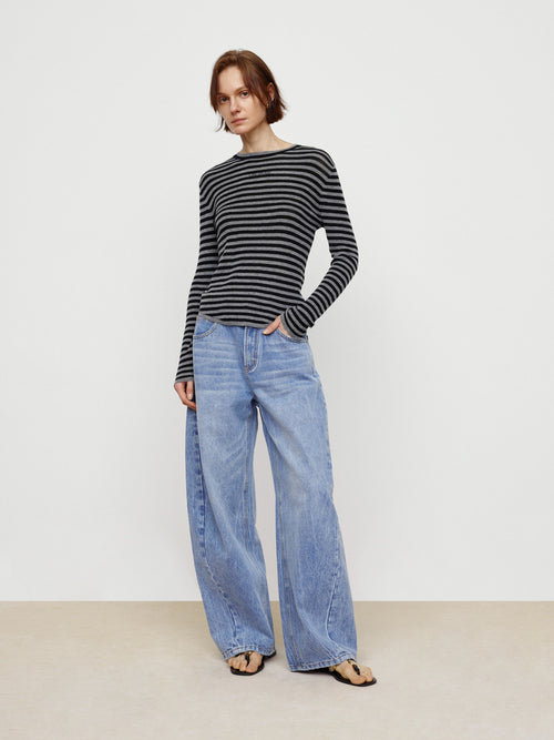 Skinny Striped Shirt