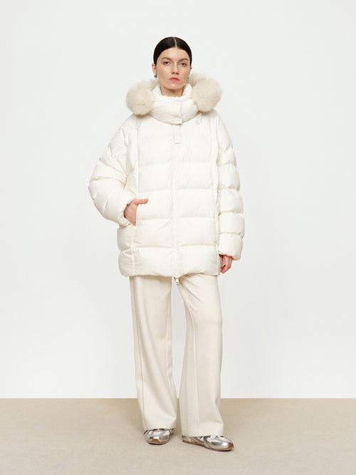 Cream Puff Lightweight Down Jacket