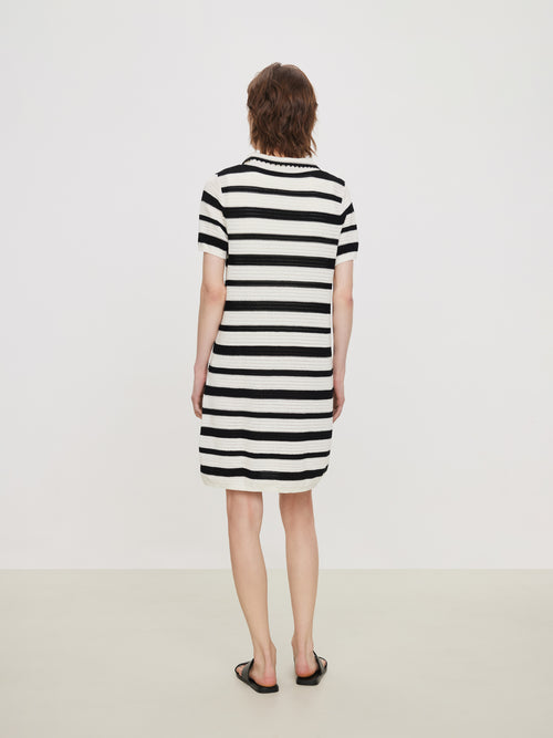 new yorker knit dress Texture Knit Maxi Sweater Dress - SMALL / White