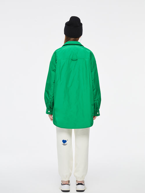 Large Silhouette Shirt Cotton Jacket
